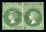 Stamp of Australia » South Australia South Australia 1855/1910 used collection on pages in Safe album with