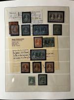 Stamp of New Zealand New Zealand 1855-1975 fine and comprehensive collection in 2 Lindner albums featuring a particularly fine showing of over 70 used Chalons