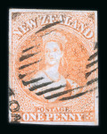 Stamp of New Zealand New Zealand 1855-1975 fine and comprehensive collection in 2 Lindner albums featuring a particularly fine showing of over 70 used Chalons