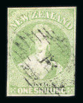 Stamp of New Zealand New Zealand 1855-1975 fine and comprehensive collection in 2 Lindner albums featuring a particularly fine showing of over 70 used Chalons