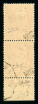 Stamp of France » Poste Aérienne 1928, Ile de France n°3d Berthelot, 10F sur 90c rouge, paire v
