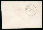 Stamp of France » Ballons Montés 1870, Pli confié "Le Garibaldi" : lettre autographe de Jannin sur papie