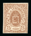 Stamp of Luxembourg 1852-1941 comprehensive collection on Lighthouse pages, very nearly complete