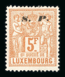 Stamp of Luxembourg 1852-1941 comprehensive collection on Lighthouse pages, very nearly complete