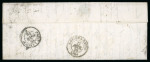 Stamp of France » Collections 1841/1950, très bel ensemble d'environ 140 lettres et cartes toutes en provenance d