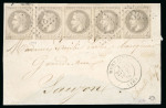 Stamp of France » Collections 1841/1950, très bel ensemble d'environ 140 lettres et cartes toutes en provenance d