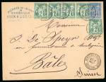 Stamp of France » Collections 1841/1950, très bel ensemble d'environ 140 lettres et cartes toutes en provenance d