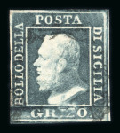 Stamp of Italian States » Sicily 1859 Ferdinand II exhibition collection beautifully presented on pages with ranges of the 1/2g to 50g 