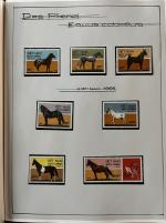 Stamp of Large Lots and Collections Thematics - Animals - Horses: 1898-1990, comprehensive