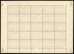 Stamp of Brazil » Airmails 1930 "U.S.A." overprint on Zeppelin set of 3 in complete sheets of 25 stamps