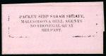 Stamp of Ireland » Pre-Stamp Postal History » Unified Post Period - 1827-1839 1834 (May 29th) Folded entire sent from Philadelphia