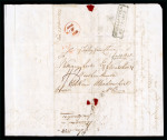 Stamp of China » Pre-Stamp and Stampless Mail Canton 1833 (Oct. 30), entire letter to William Leslie in Scotland with endorsement “Per H.C.S. Waterloo"
