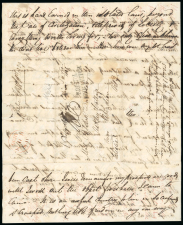 Stamp of China » Pre-Stamp and Stampless Mail Canton 1839 (Feb. 11), entire letter to Aberdeen, Scotland
