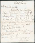Stamp of China » Pre-Stamp and Stampless Mail Canton 1845 (Sep. 26), entire letter to Old Rain, Aberdeenshire, with Hong Kong datemark 1845.