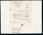 Stamp of China » Pre-Stamp and Stampless Mail Canton 1844 (Dec. 5), entire letter to Old Rain, Aberdeenshire,