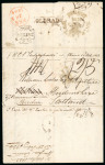 Stamp of China » Pre-Stamp and Stampless Mail Canton 1834-1838, group of 9 letters from a family correspondence, rare early China letters.