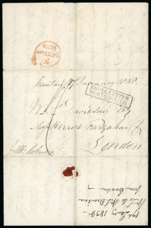 Stamp of China » Pre-Stamp and Stampless Mail Canton 1836-1838, group of 11 commercial letters sent to London. Rarely offered early China letters.