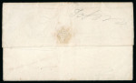 Stamp of Ireland » Pre-Stamp Postal History » Postal Reform Period 1840 (2.11) Prepaid folded entire from Dublin to Westmeath, showing an exceptional strike of the Dublin coded "4/PAID/1d." hs, plus framed Dublin "PAID/NO 2A/1840" ds, very fine and scarce.