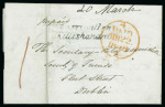 Stamp of Ireland » Postal History (Arranged alphabetically by County) Leitrim: 1818-1848 Attractive accumulation of twenty-seven covers or part covers