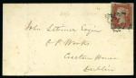 Stamp of Ireland » Postal History (Arranged alphabetically by County) Leitrim: 1818-1848 Attractive accumulation of twenty-seven covers or part covers