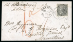 Stamp of India » Postal History 1849-1910 group of entires and covers to Mauritius