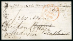 Stamp of India » Postal History 1845-48 correspondence from an Officer in India to his mother in Forres, Scotland 