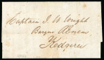 Stamp of India » Postal History Pre stamp 1851 Calcutta to Kedgeree