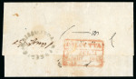 Stamp of India » Postal History Pre stamp 1851 Calcutta to Kedgeree