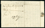 Stamp of Ireland » Postal History (Arranged alphabetically by County) Galway - Loughrea: 1731-1836 Attractive group of seven covers or part covers mounted on 6 album pages, showing an array of postal markings including early abbreviated linear L-REAGH in black on 1731 entire to Dublin, red