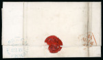 Stamp of Ireland » Postal History (Arranged alphabetically by County) Monaghan: 1809-1857 Attractive group of twenty-nine covers or part covers mounted on 21 album pages, showing an array of postal markings including linear BALLIBAY in black, mileage mkg in black of BALLIBAY, linear Ck.MAC