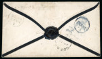 Stamp of Ireland » Postal History (Arranged alphabetically by County) Kildare - Athy to Stratford: 1770-1859 Attractive group of seventy-four covers or part covers mounted on 60 album pages, showing an array of postal markings including large type linear ATHY in back with one on early 1770