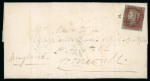 Stamp of Ireland » Postal History (Arranged alphabetically by County) Limerick - Adair to Shanagolden: 1799-1859 Attractive group of fifty-five covers or part covers mounted on 43 album pages, showing an array of postal markings including mileage mkgs of the large type ADARE/102 (2), BRUFF