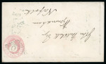 Stamp of Ireland » Postal History (Arranged alphabetically by County) Roscommon - Athleague to Tulsk: 1789-1859 Attractive group of forty-seven covers or part covers mounted on 34 album pages, showing an array of postal markings including mileage mkgs BH.ADERIN/92, ELPHIN/75, FRENCHPARK/86
