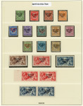 Stamp of Ireland » 1922-35 Overprint Collections 1922-1935 Attractive, complete mint nh collection of overprints neatly presented on six hingless Lindner album pages, showing all low value sets to the highest value of 1s, plus a valuable and complete range of the 2s6d,