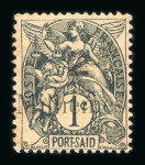 Stamp of Colonies françaises » Port-Saïd 1899, Port-Saïd lot des n°61A, 62B, 62Ba, 64b surchargés
