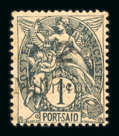 Stamp of Colonies françaises » Port-Saïd 1899, Port-Saïd lot des n°61A, 62B, 62Ba, 64b surchargés