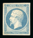 Stamp of France » Présidence de 1852 1852, Napoléon Y&T n°10 25c bleu neuf avec gomme *,