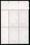 Stamp of Ireland » Definitives 1922-23 SE St.Patrick 2s6d green, 5s maroon and 10s blue, mint nh corner sheet marginal blocks of four, plus 1940-68 E St.Patrick 2s6d green, 5s maroon and 10s blue, mint nh corner sheet marginal blocks of four in both c