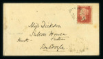 Stamp of Ireland » Postal History (Arranged alphabetically by County) Wicklow - Newtownmountkennedy: 1787-1856 Attractive group of nineteen covers or part covers mounted on 13 album pages, showing an array of postal markings including linear early 1787 and 1789 NEWTOWN in black, 2-line NEW