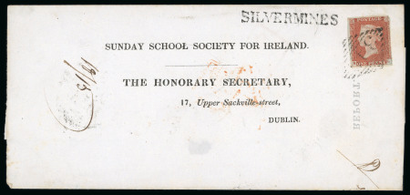 Stamp of Ireland » Postal History (Arranged alphabetically by County) Tipperary - Dundrum to Toomavara: 1771-1859 Attractive group of sixty-eight covers or part covers mounted on 51 album pages, showing an array of postal markings including mileage mkgs FEThTIP/90 in red (5), large type GO