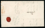 Stamp of Ireland » Postal History (Arranged alphabetically by County) Tyrone - Ardtrea to Tullyhogue: 1771-1859 Attractive group of sixty-eight covers or part covers mounted on 46 album pages, showing an array of postal markings including mileage mkgs COOKSTOWN/82 in red (2), sans serif AR
