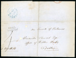 Stamp of Ireland » Postal History (Arranged alphabetically by County) Cork - Newmarket to Youghal: 1746-1859 Attractive group of thirty-four covers or part covers mounted on 30 album pages, showing an array of postal markings including mileage mkgs large type PASSAGEWEST/129 in blue (3), R