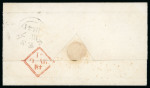 Stamp of Ireland » Postal History (Arranged alphabetically by County) Fermanagh - Arney to Tempo: 1793-1859 Attractive group of thirty-four covers or part covers mounted on 29 album pages, showing an array of postal markings including mileage mkgs large type CHURCHILL/88 in black, abbrevia