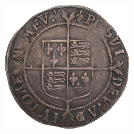 Great Britain, Elizabeth I, 1558-1603, shilling, first issue, mintmark lis (1559-60), 6.08 g.