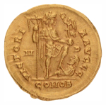 Roman Empire, Arcadius, 383-408. Au solidus, 4.51 g. 