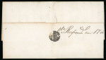 Stamp of Brazil » Postal History Brazil 1841 Minister of Justice of Farroupilha Government entire from Bagé to Piratini