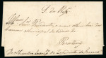 Stamp of Brazil » Postal History Brazil 1841 Bagé to Pirantiny governmental entire