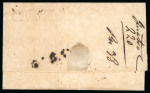 Stamp of Brazil » Postal History Brazil 1840 entire S Carlos to rio Janeiro via Sao Paulo