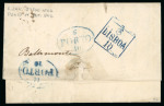 Stamp of Brazil » Postal History Brazil small group of three entires to overseas