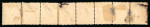 Stamp of Brazil » 1866-83 Dom Pedro » 1866 "Black Beard" Issue Brazil 1866 Dom Pedro perforated 500r horizontal strip with single manuscript Petroplis cancel